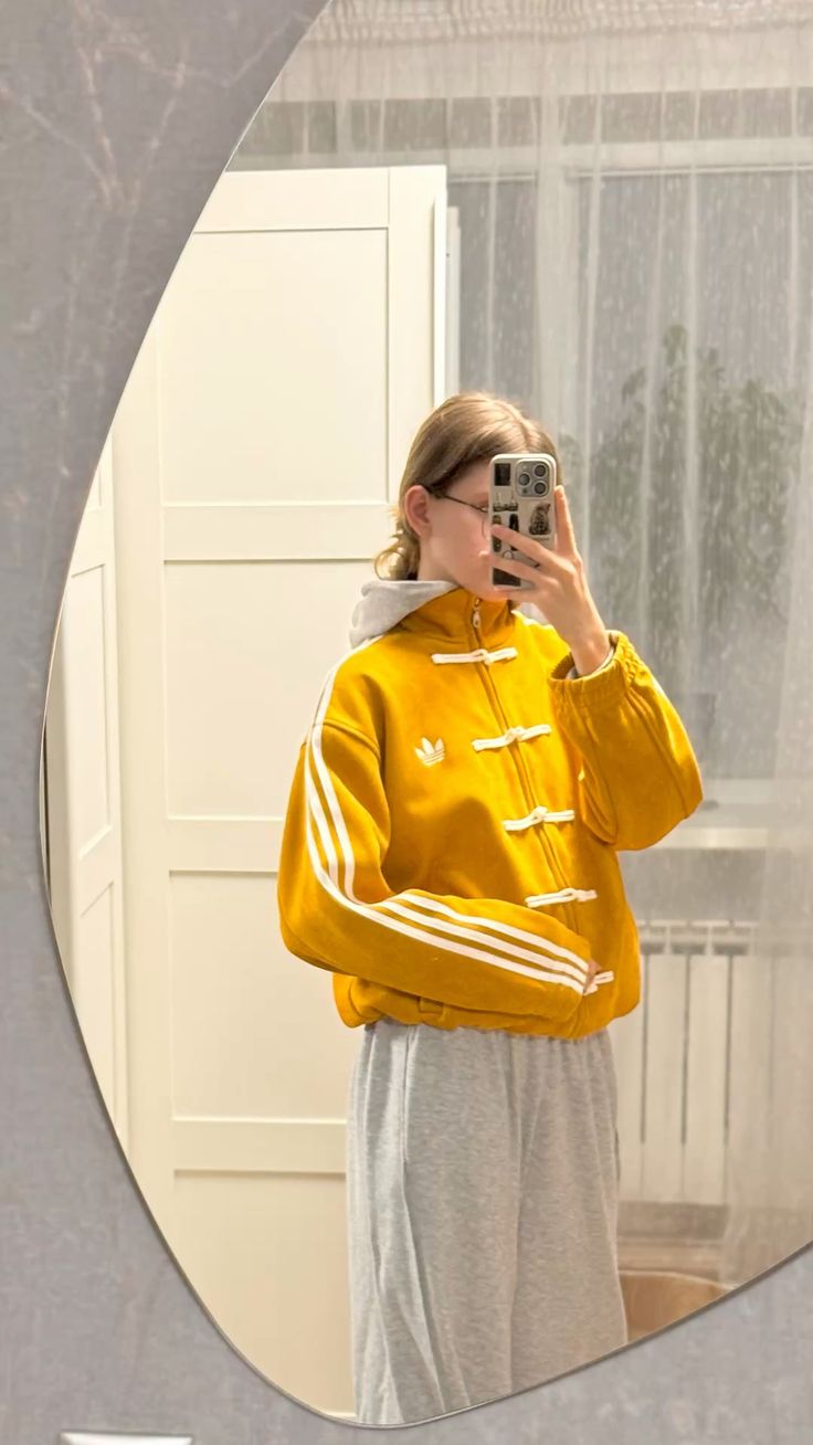 Yellow Adidas CNY Jacket - FlintEra