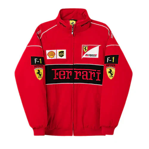 Red Ferrari Scuderia Jacket | Ultra-Limited | FlintEra® F1 Edition
