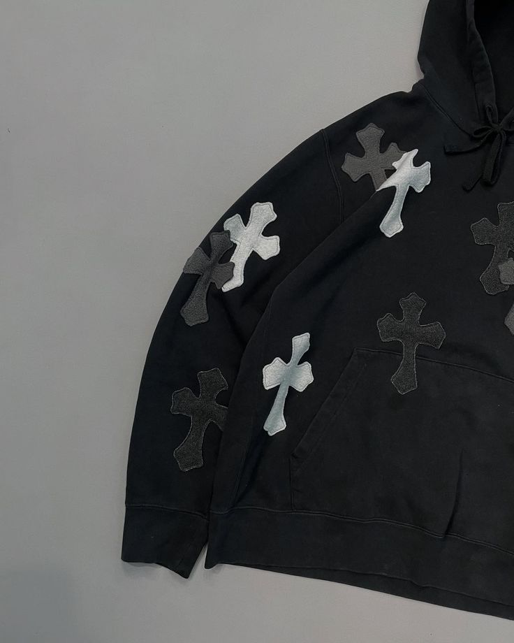 Cross Printed Hoodie - FlintEra