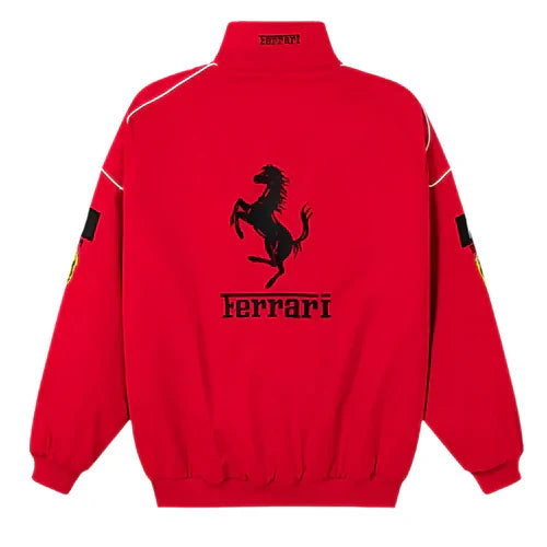 Red Ferrari Scuderia Jacket | Ultra-Limited | FlintEra® F1 Edition