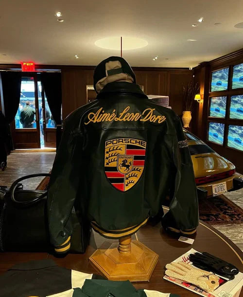 Porsche Legacy Leather Jacket | FlintEra® Limited Drop