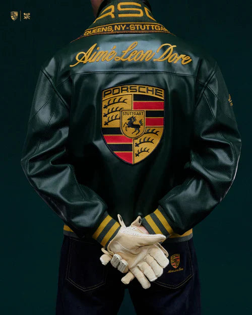 Porsche Legacy Leather Jacket | FlintEra® Limited Drop